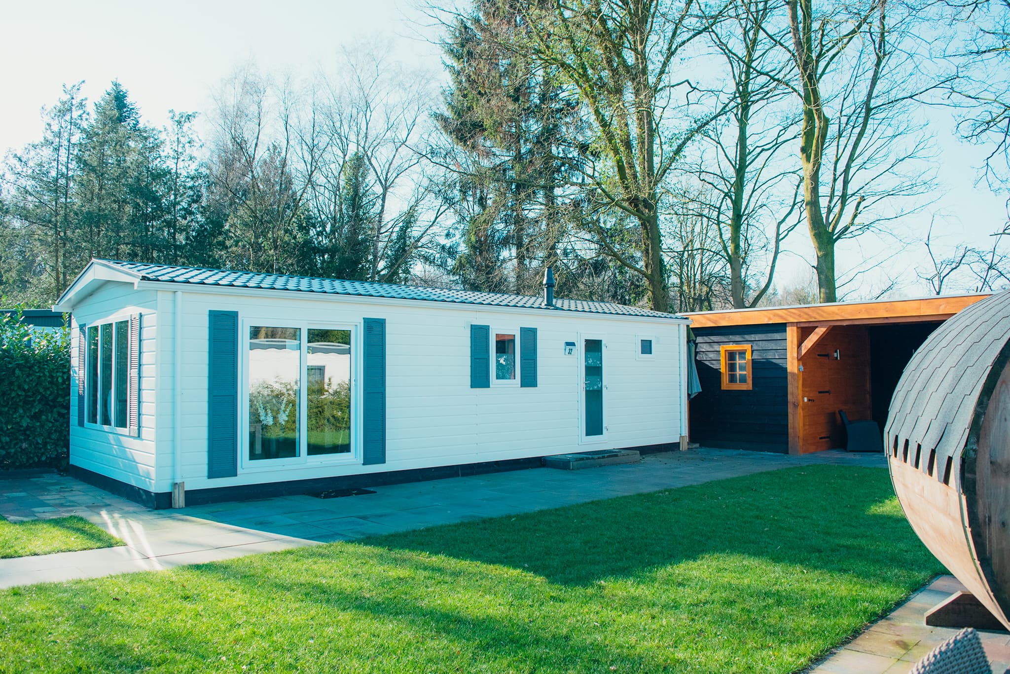 Veluwse Wellness Lodge met Privé Sauna en Jacuzzi voor 6
