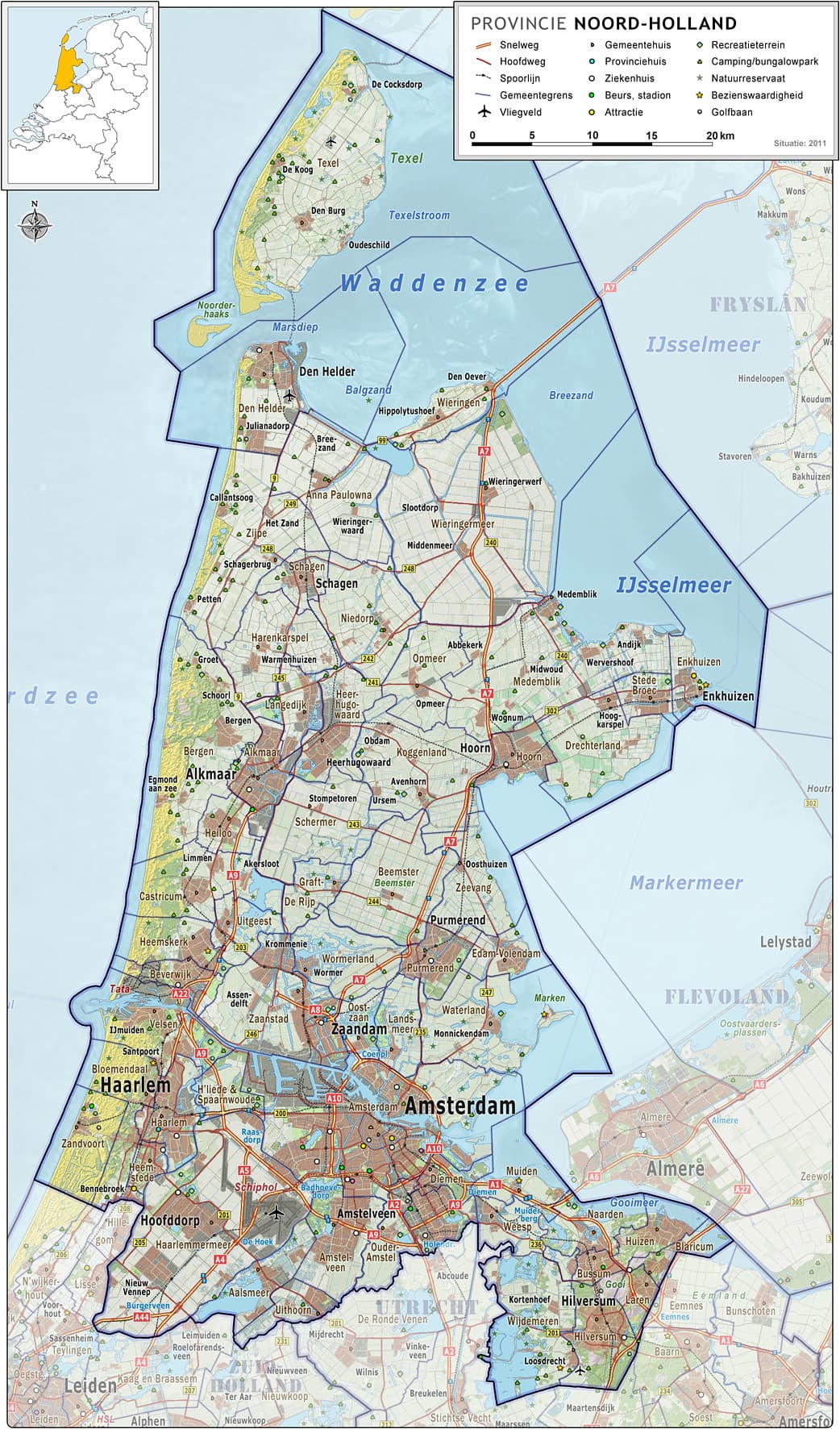 Landschap in Noord-Holland