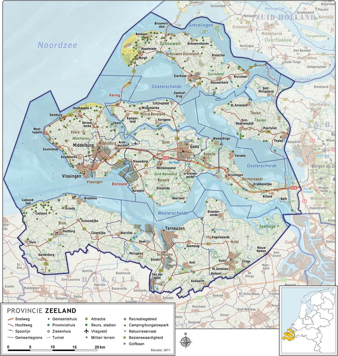 Vakantiepark aan zee in Nederland: kustprovincies vergelijken