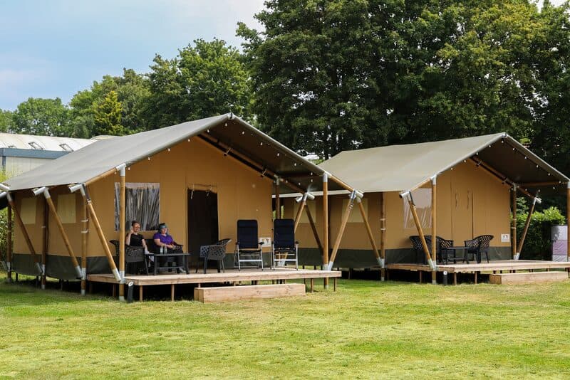 Safaritent voor 6 personen op park Rhederlaagse Meren